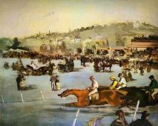 Haga click para ver la imagen ampliada racecourse in the bois de boulogne.jpg